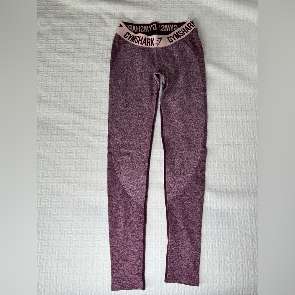 Gymshark Purple Leggings Stretchy Athletic Wear